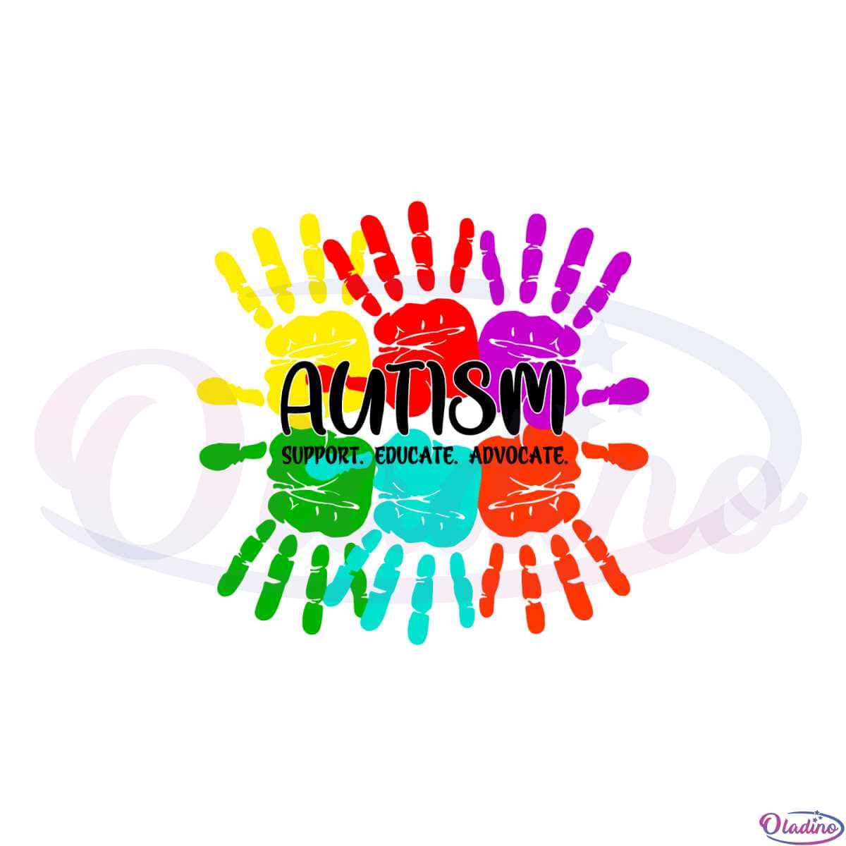 Autism Awareness Quote Support Educate Advocate Svg