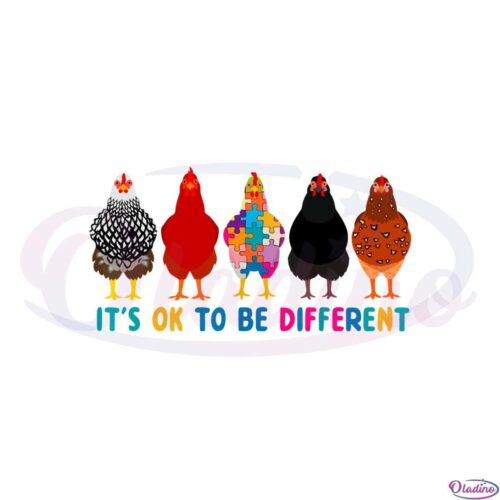 its-ok-to-be-different-cute-chickens-autism-awareness-svg