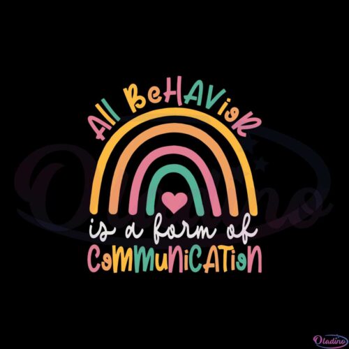 all-behavior-is-a-form-of-communication-all-behavior-therapy-svg