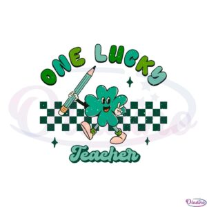 one-lucky-teacher-retro-st-patricks-day-school-appreciation-svg