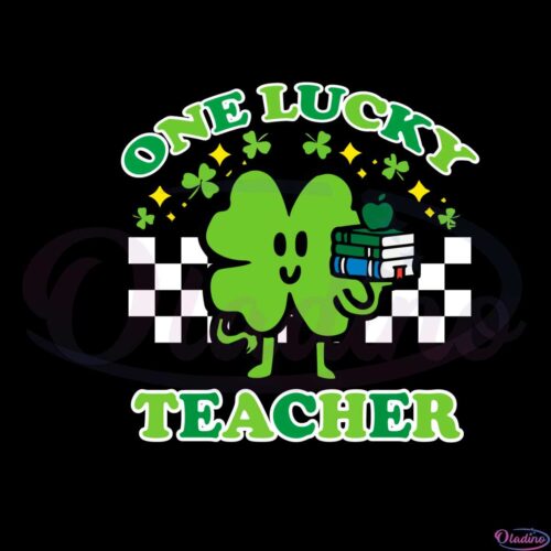 st-patricks-day-shamrock-one-lucky-teacher-svg-cutting-files