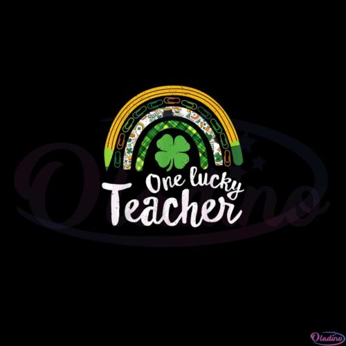 one-lucky-teacher-st-patricks-day-school-shamrock-rainbow-svg