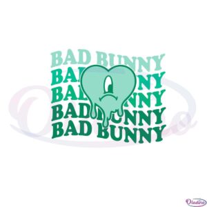 bad-bunny-drippy-heart-st-patricks-day-svg-graphic-designs-files