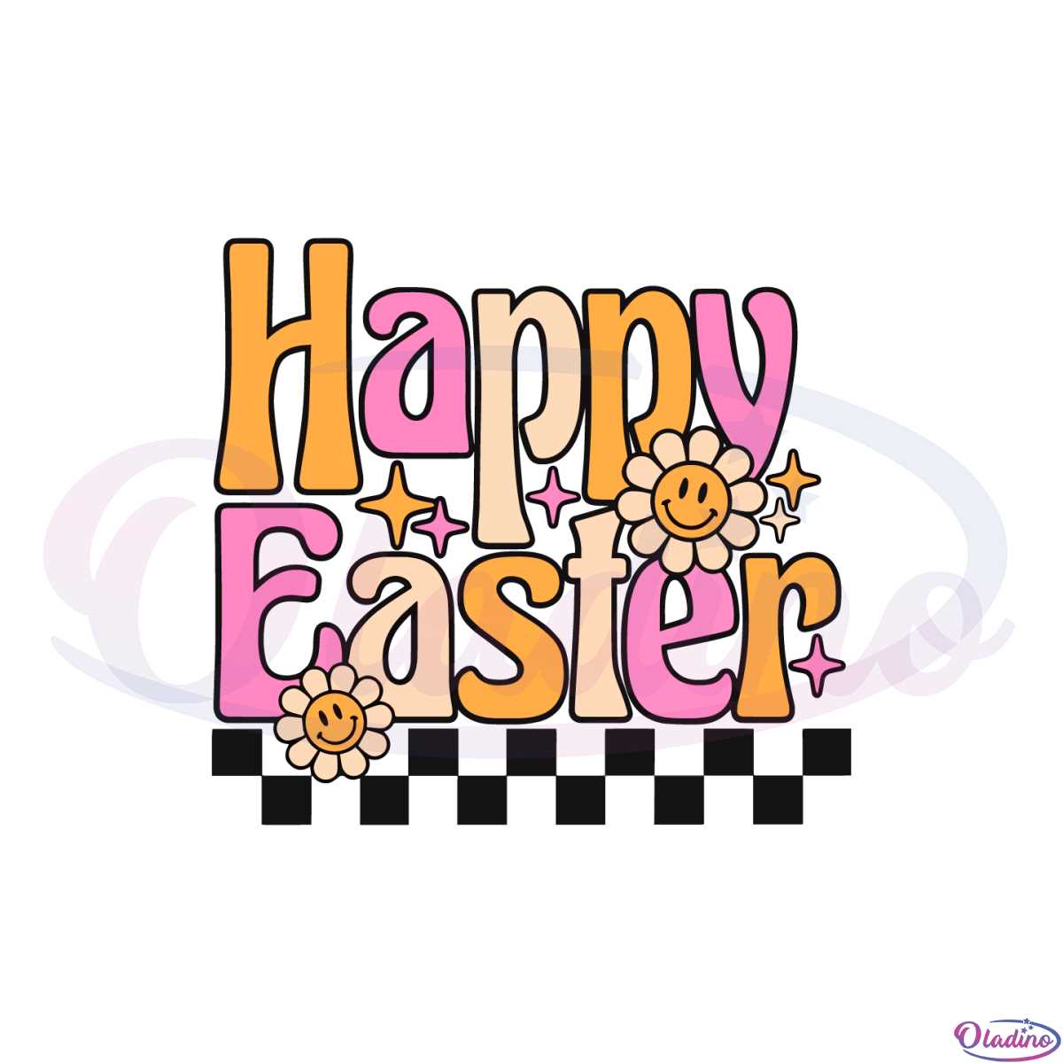 Happy Easter SVG, Easter Clipart, Cute Easter SVG (1287471)