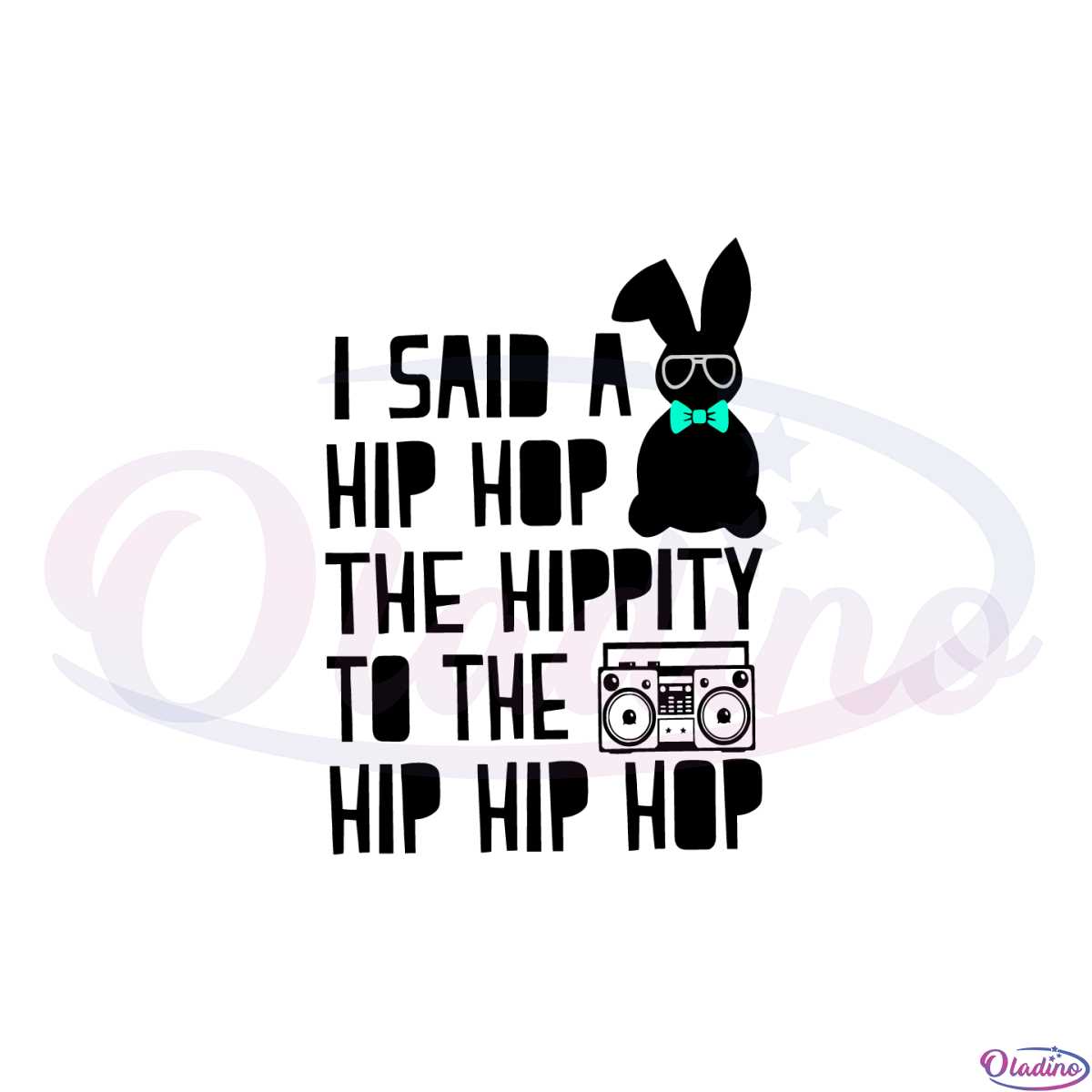 i-said-a-hip-hop-funny-easter-bunny-svg-graphic-designs-files