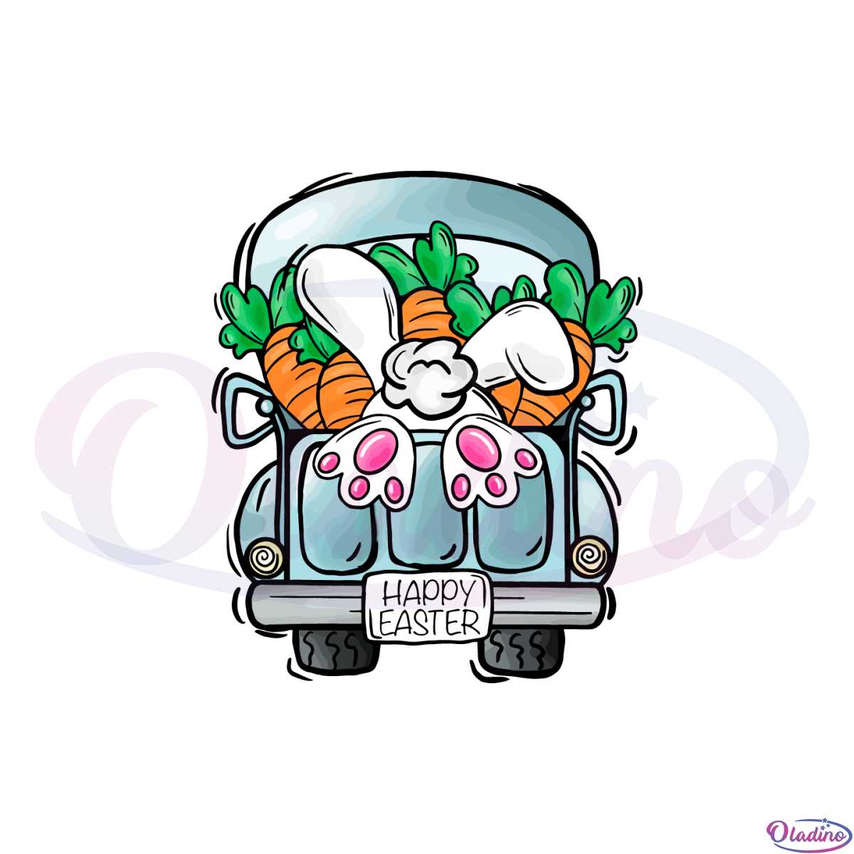 funny-easter-bunny-truck-svg-files-for-cricut-sublimation-files