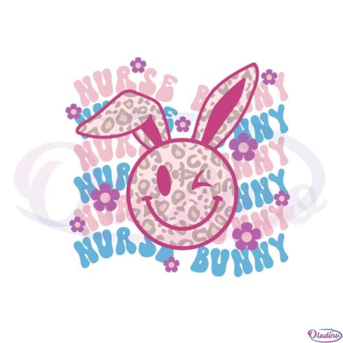 comfort-colors-retro-easter-nurse-bunny-svg-cutting-files