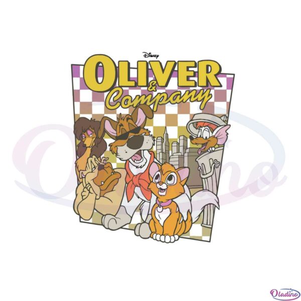 disney-oliver-and-company-checkerboard-poster-svg-cutting-files
