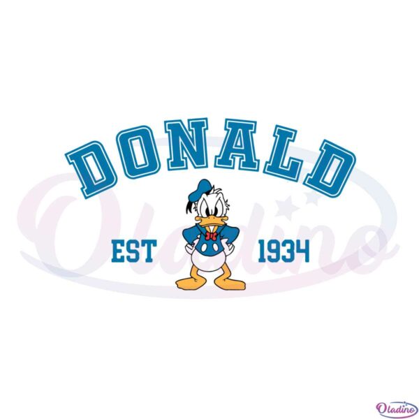 vintage-disney-donald-duck-est-1934-svg-graphic-designs-files