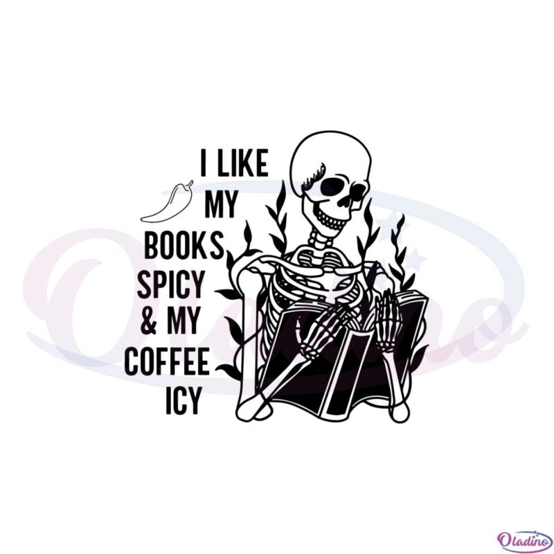 funny-bookish-i-like-my-books-spicy-my-coffee-icy-svg