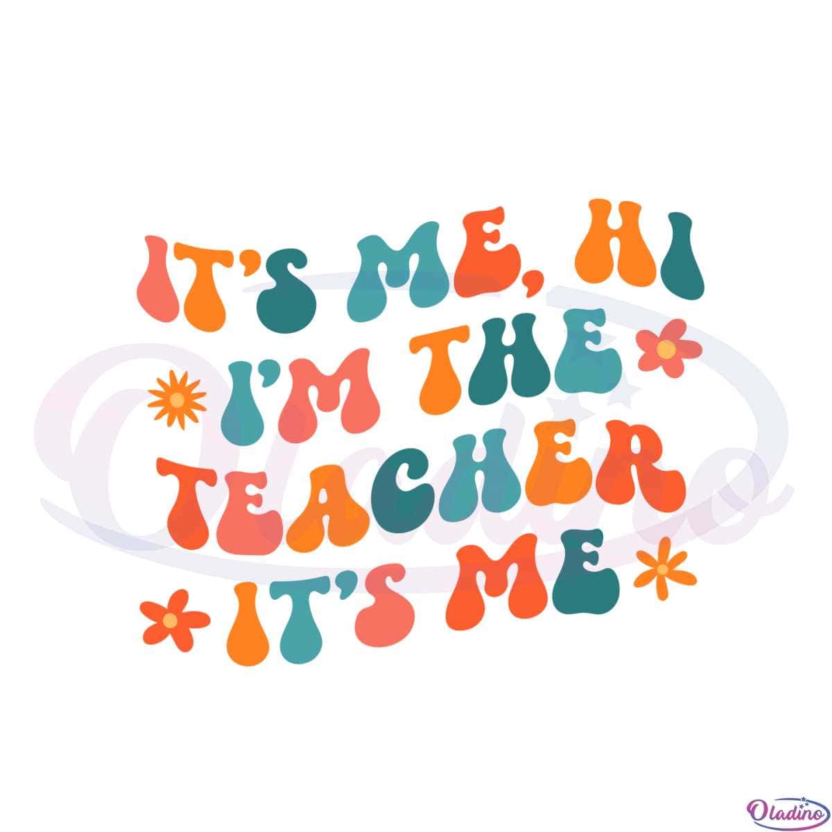 Its Me Hi I’m The Teacher Floral Teacher Svg Graphic Designs Files