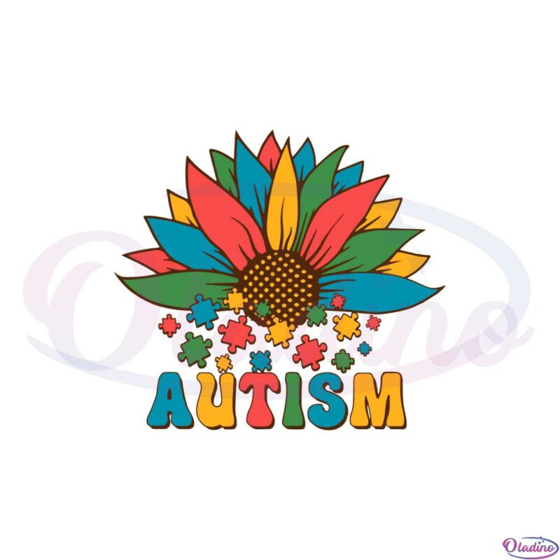 autism-awareness-sunflower-autism-puzzle-svg-cutting-files