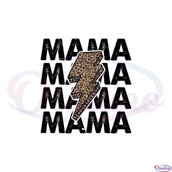 mama-leopard-lightning-bolt-svg-graphic-designs-files