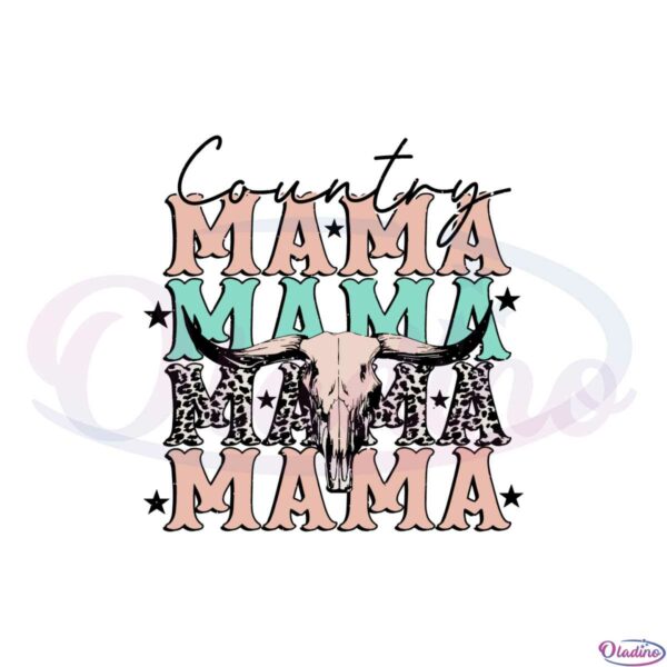 country-mama-wester-bull-skull-best-svg-cutting-digital-files