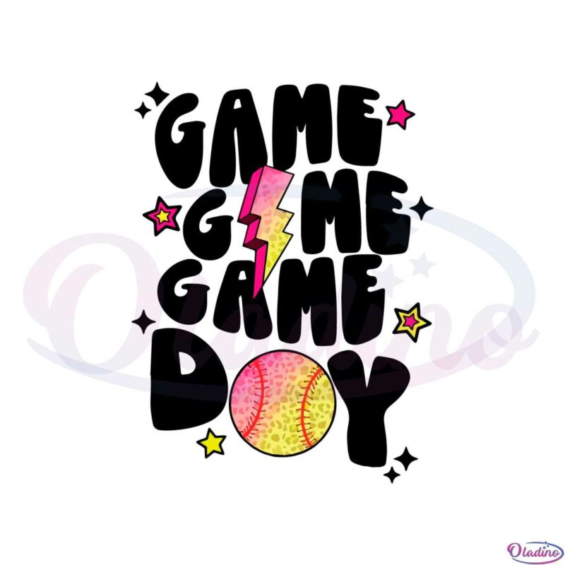 game-day-softball-pink-yellow-leopard-svg-cutting-files