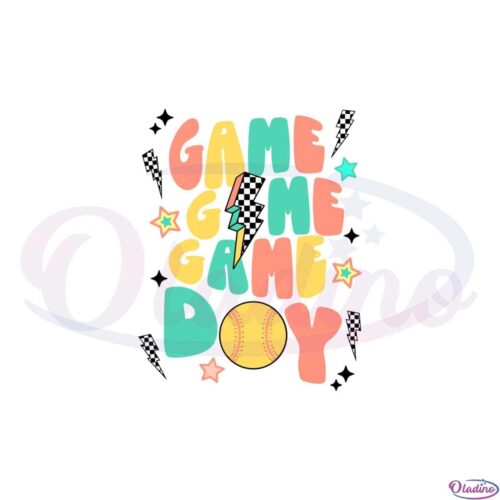 game-day-softball-checkered-bolt-softball-lover-svg-cutting-files