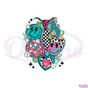 retro-western-pink-leopard-bull-skull-checkered-bolt-svg