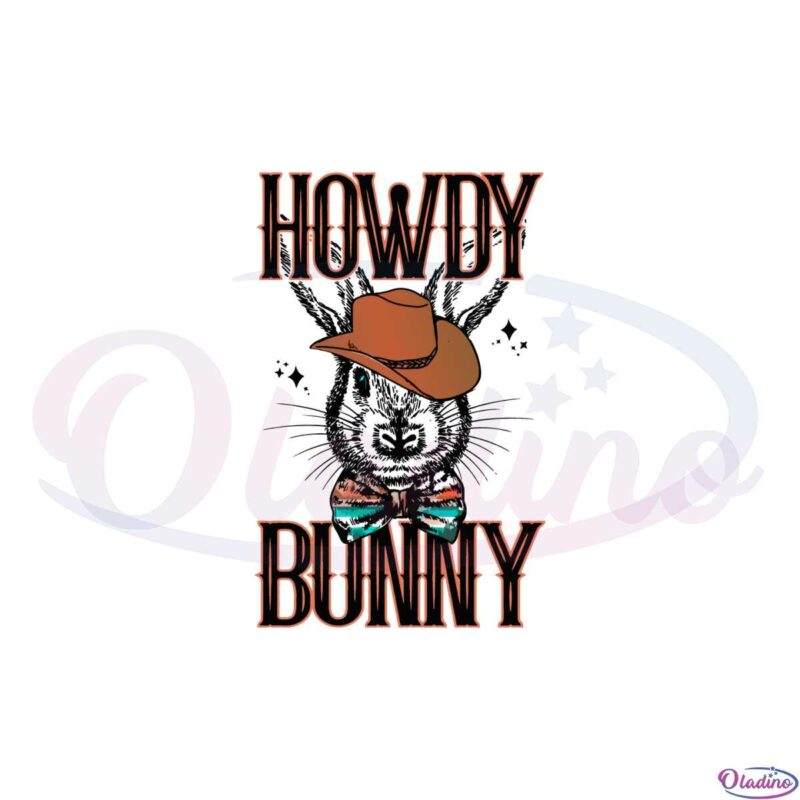 howdy-bunny-easter-cowboy-vintage-western-bunny-cowboy-svg