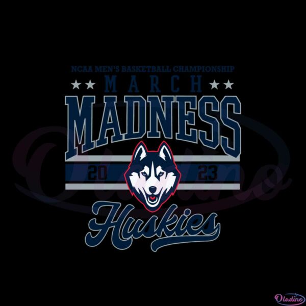uconn-huskies-ncaa-mens-basketball-championship-march-medness-2023-svg