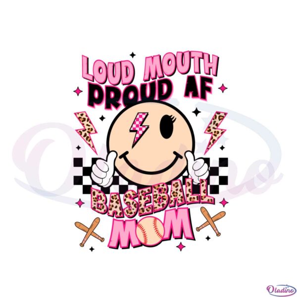 retro-loud-mouth-proud-af-baseball-mom-bolt-smiley-face-svg