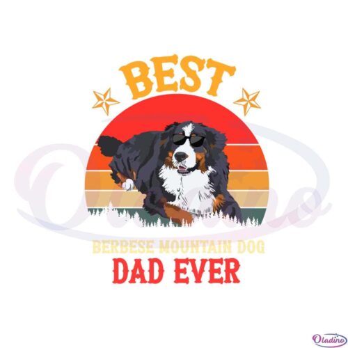 best-bernese-mountain-dog-dad-ever-retro-sunset-svg-cutting-files