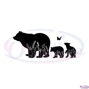 mama-bear-floral-mama-bear-and-baby-bear-svg-cutting-files