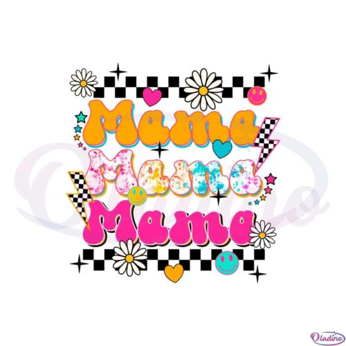 retro-mama-floral-lightning-bolt-png-sublimation-designs