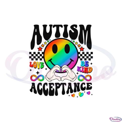 retro-autism-love-kind-acceptance-autism-awareness-svg