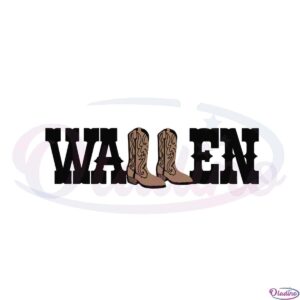 wallen-western-country-music-cowboy-boots-svg-cutting-files