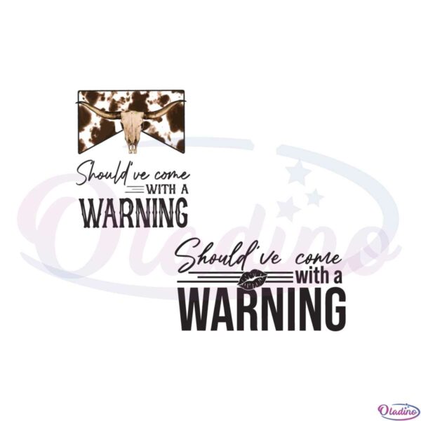 shouldve-come-with-a-warning-western-wallen-country-music-svg