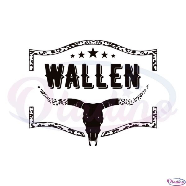 wallen-bull-skull-cowboy-wallen-country-music-svg-cutting-files