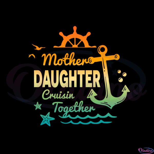 retro-mothers-day-mother-daughter-cruisin-together-svg