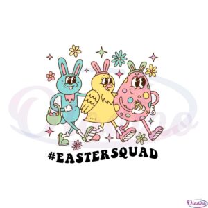 groovy-happy-easter-squad-funny-easter-day-svg-cutting-files