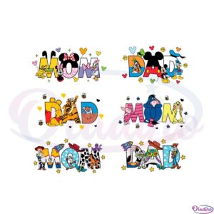 dismey-cartoon-mom-and-dad-best-design-svg-digital-files