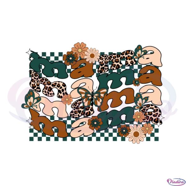 mama-retro-flower-butterfly-leopard-mama-svg-cutting-files