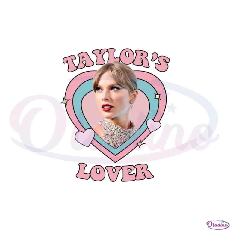 Taylor’s Lover Swiftie Png Silhouette Sublimation Files