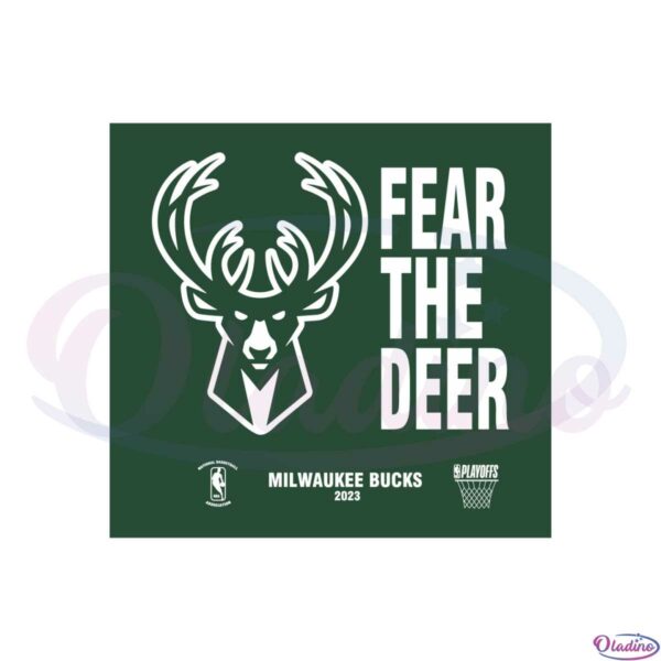 milwaukee-bucks-fear-the-deer-2023-nba-playoffs-svg-cutting-files