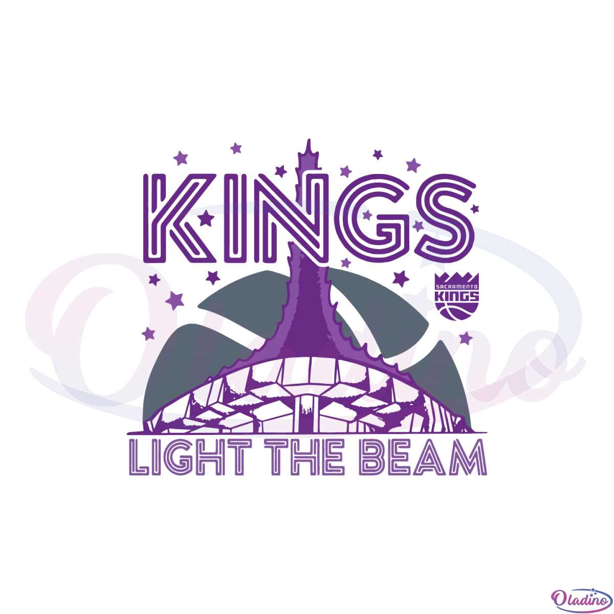 Sacramento Kings Light The Beam Best SVG Cutting Digital Files