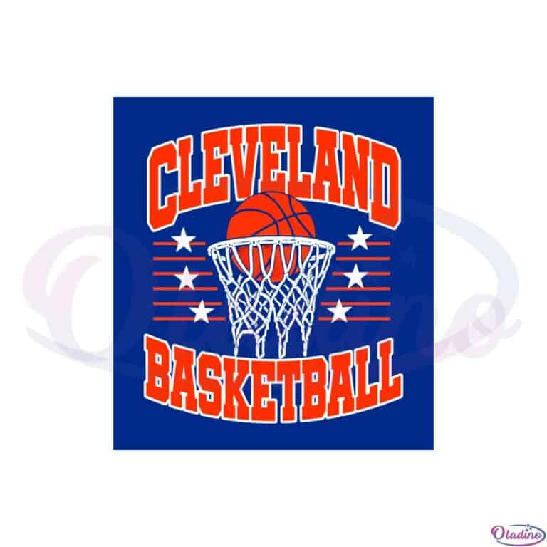 Cleveland Basketball Vintage Cleveland Cavaliers SVG Cutting Files