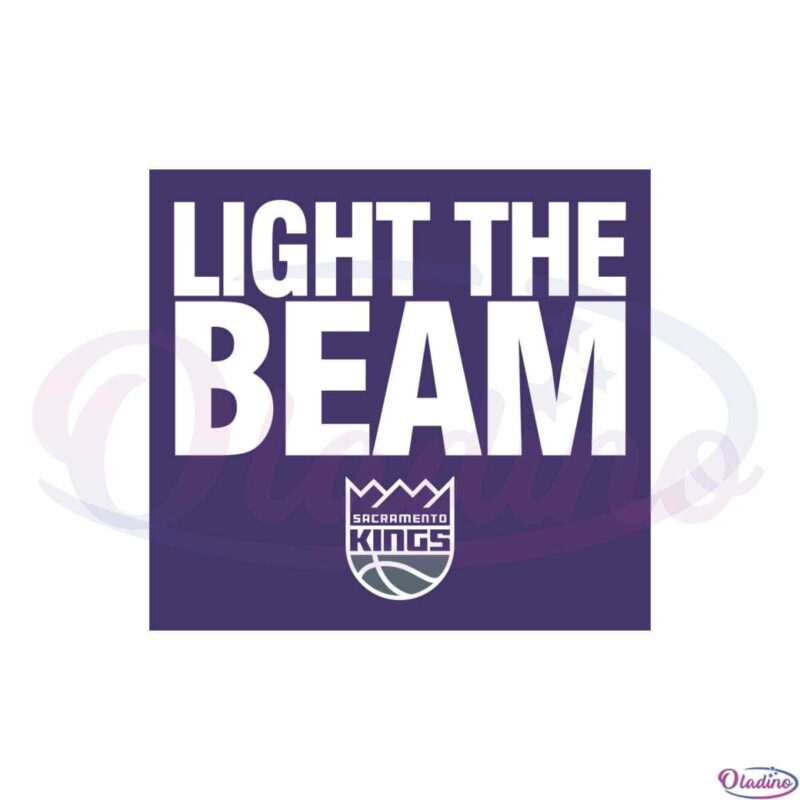 Light The Beam Sacramento Kings Logo SVG Graphic Designs Files - Oladino