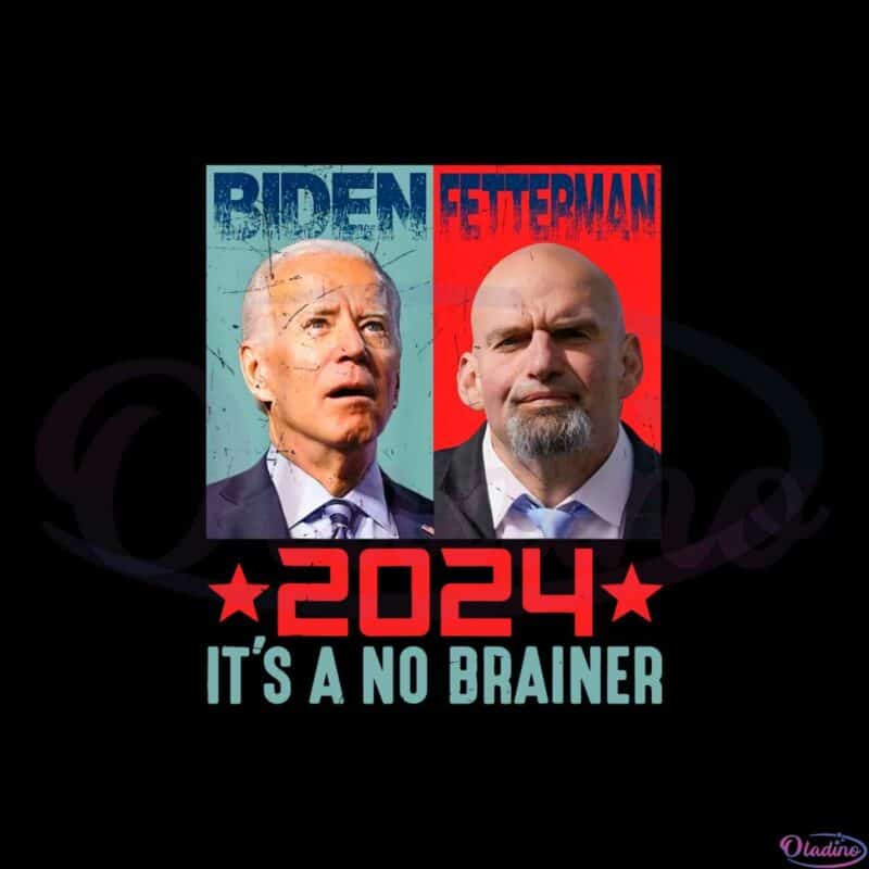 retro-biden-fetterman-2024-its-a-no-brainer-political-png