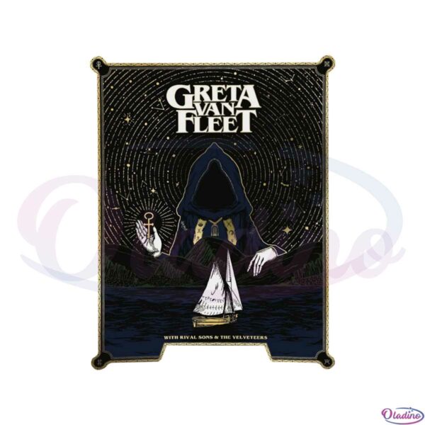 Greta Van Fleet Tour Concert Png Silhouette Sublimation Files