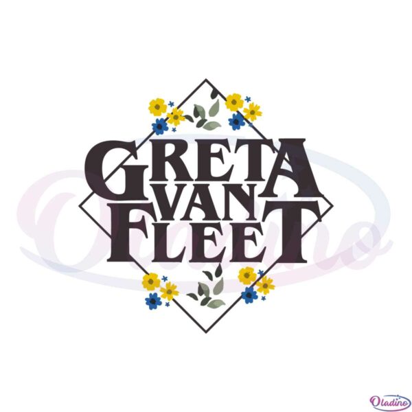 Floral Greta Van Fleet SVG Best Graphic Designs Cutting Files
