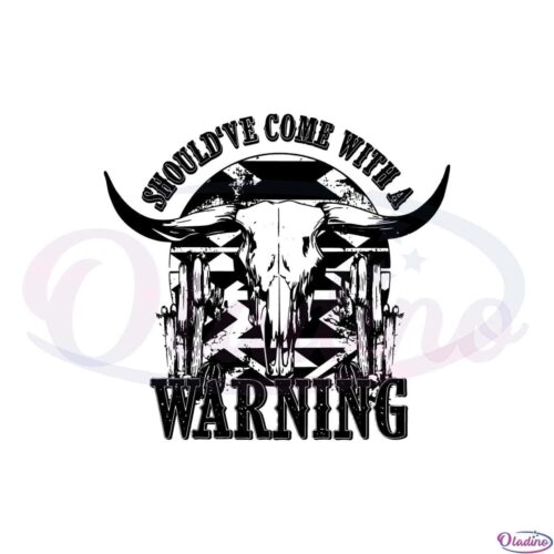 shouldve-come-with-a-warning-morgan-wallen-vintage-western-bullhead-svg