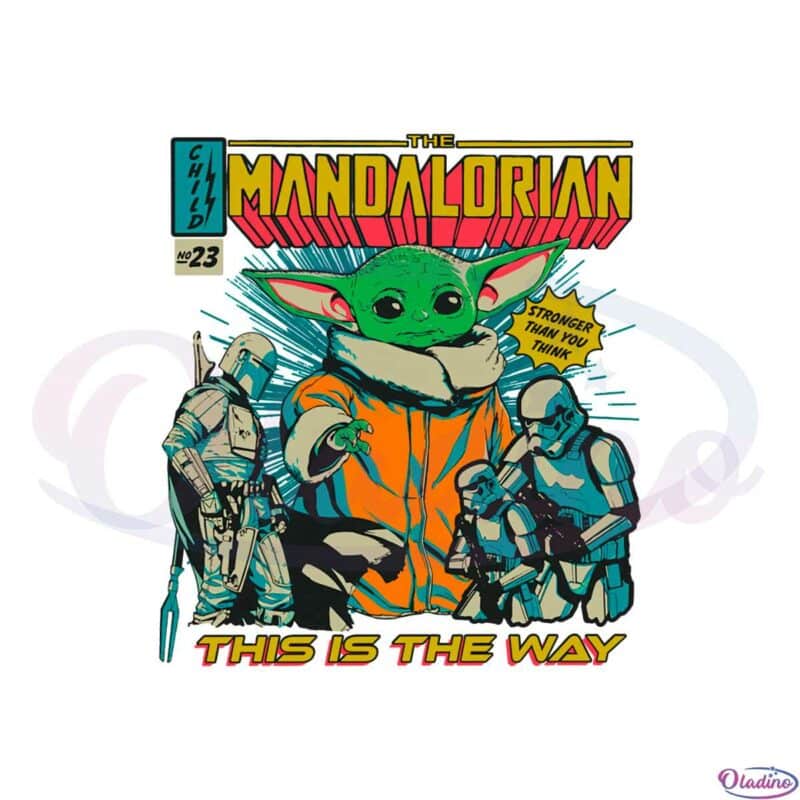 retro-the-mandalorian-comic-this-is-the-way-png-silhouette-files
