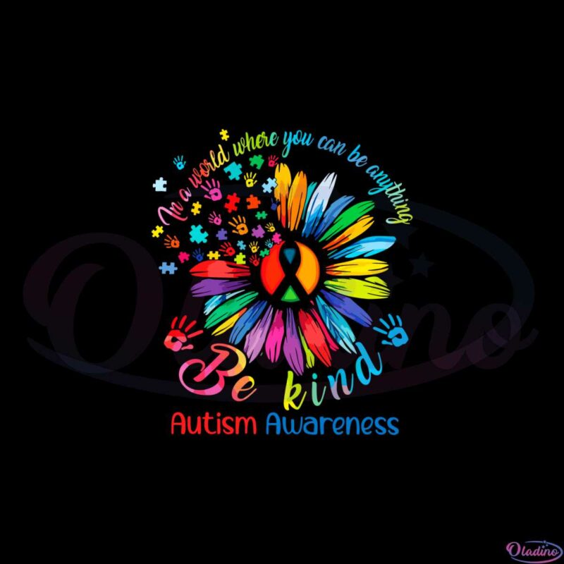 be-kind-autism-daisy-flower-autism-awareness-puzzle-svg