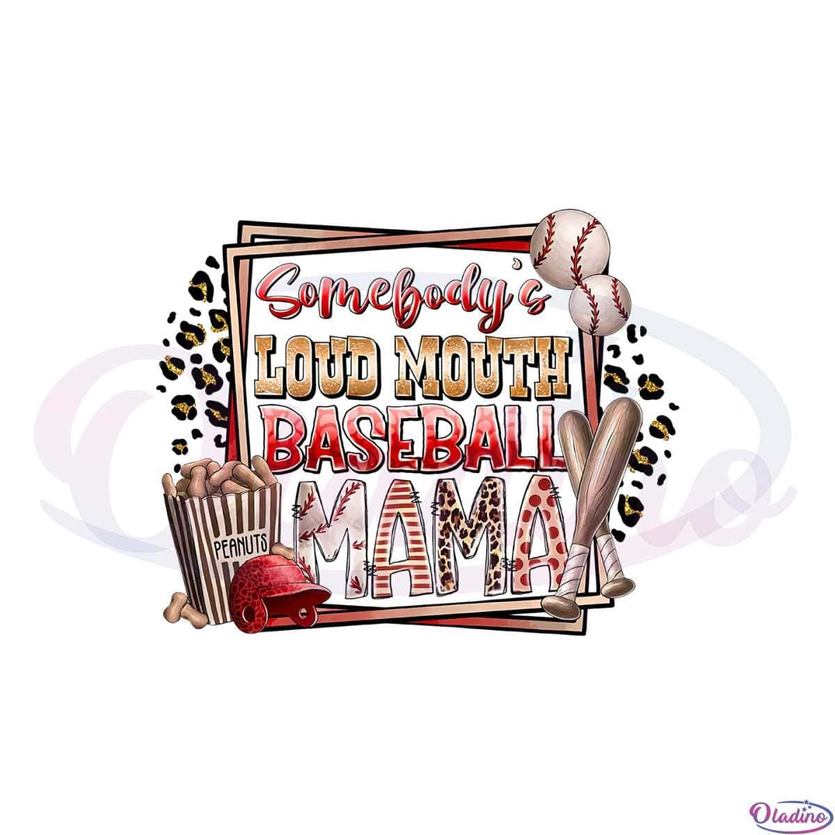 Baseball Mama - Baseball Mom - Baseball Mother SVG EPS PNG