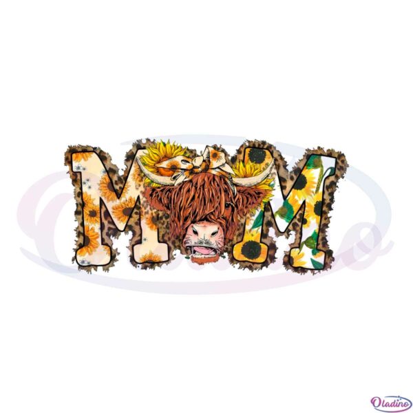 highland-cow-howdy-cool-mama-happy-mothers-day-png