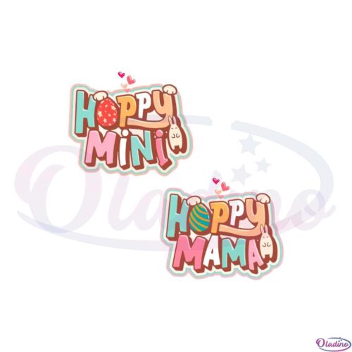 easter-happy-mama-and-mini-bunny-svg-graphic-designs-files