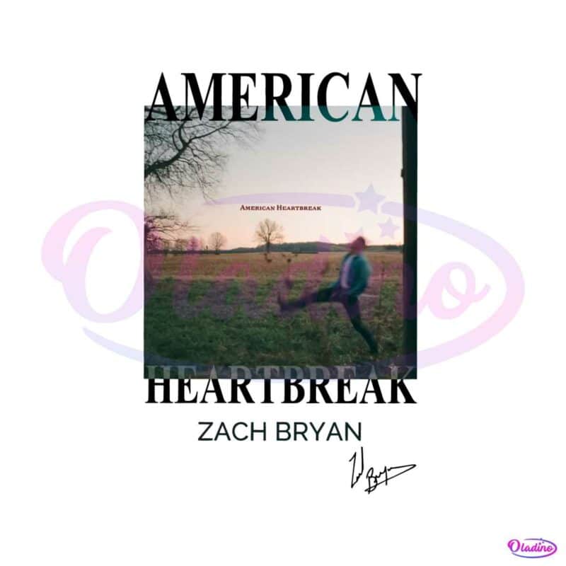 american-heartbreak-album-cover-zach-bryan-png-sublimation-design